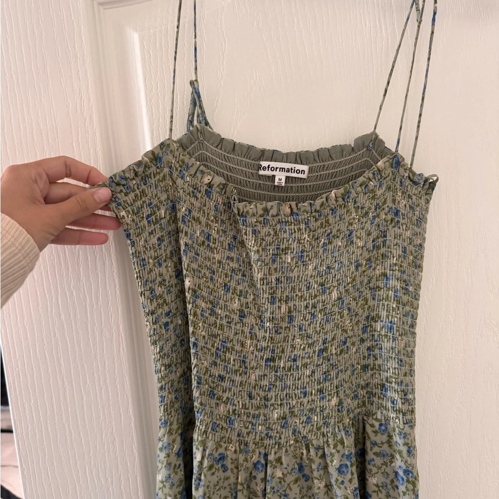 Reformation Sable Dress Sprite - Size M - Picture 3 of 4